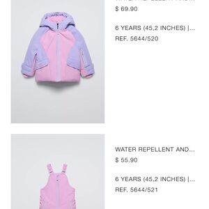 Kids' Pink and Purple Jacket and Overalls Set